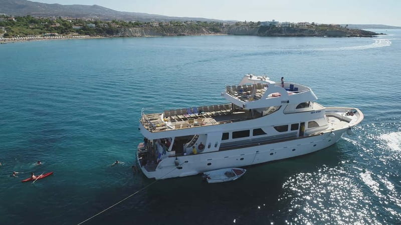 Paphos: Half Day BBQ Cruise with Open Bar & Snorkelling - Key points at a glance