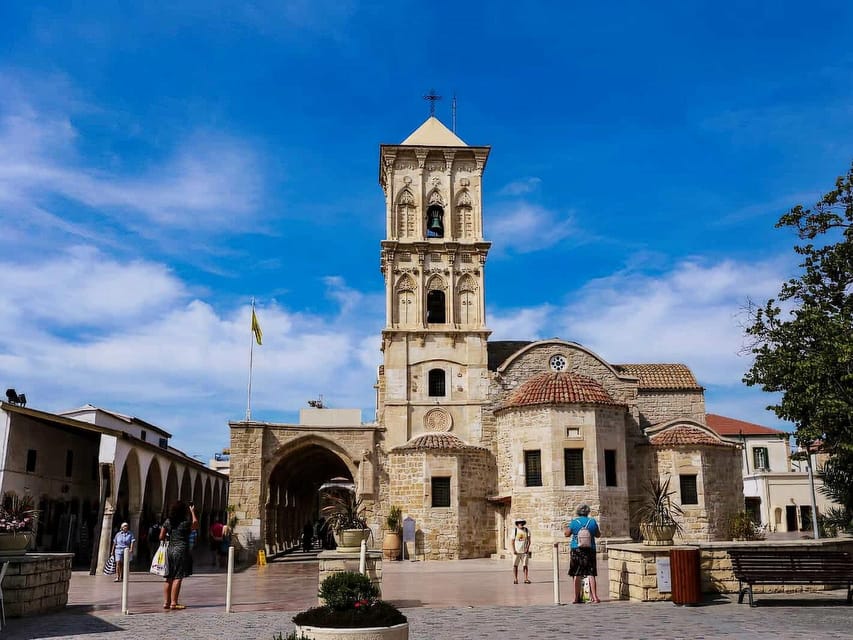 Paphos: Larnaca & Divided Nicosia Sightseeing Tour - Hala Sultan Tekke beside the salt lake