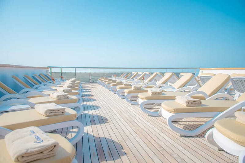 Paphos: Ocean Vision Half-day Cruise with BBQ, Drinks, Slide - Boarding the largest yacht in Paphos