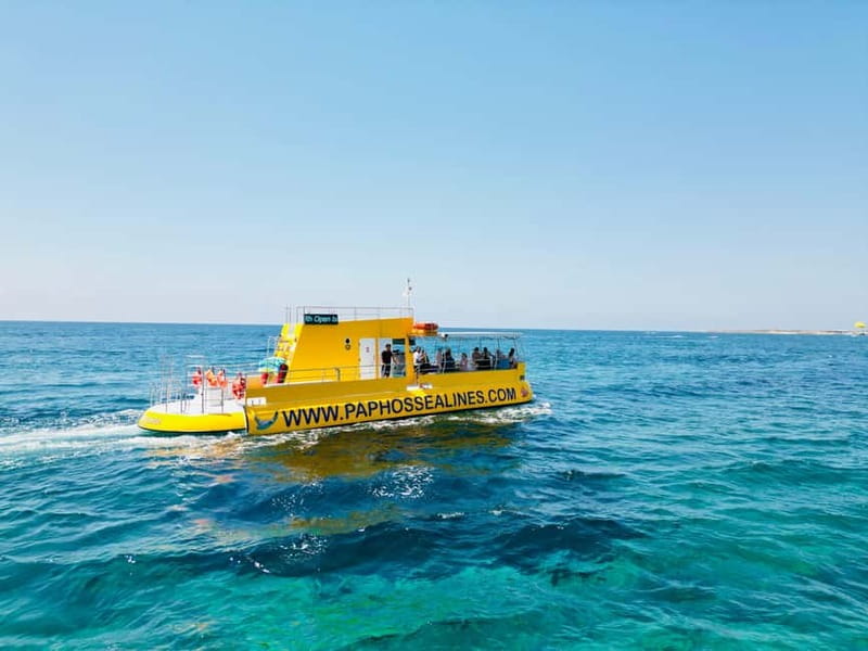 Paphos: Swim Cruise with Turtle Watching, Drinks & Aperol - Turtle spotting in the afternoon light