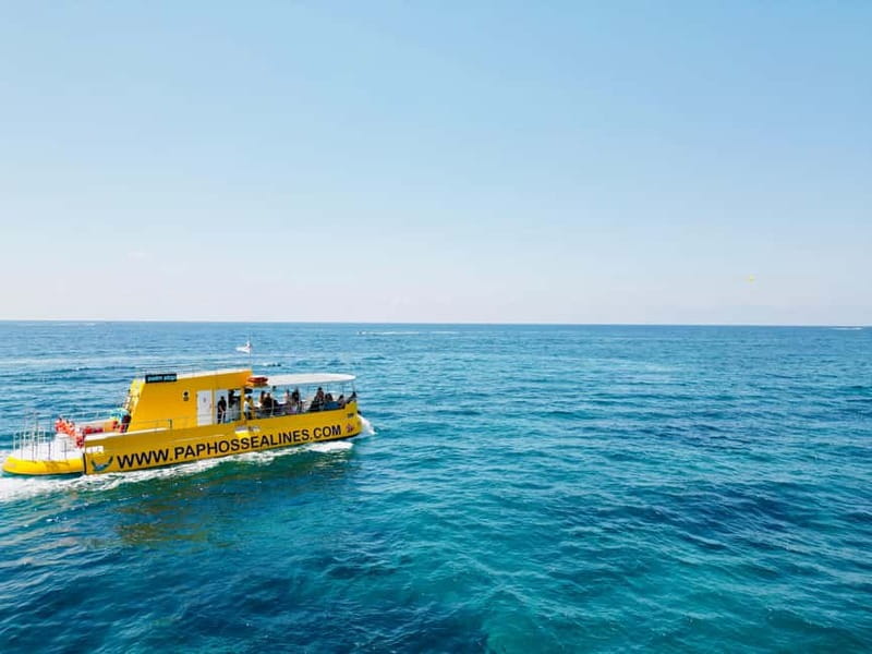 Paphos: Swim Cruise with Turtle Watching, Drinks & Aperol - Atlantis Beach and the 30-minute swim