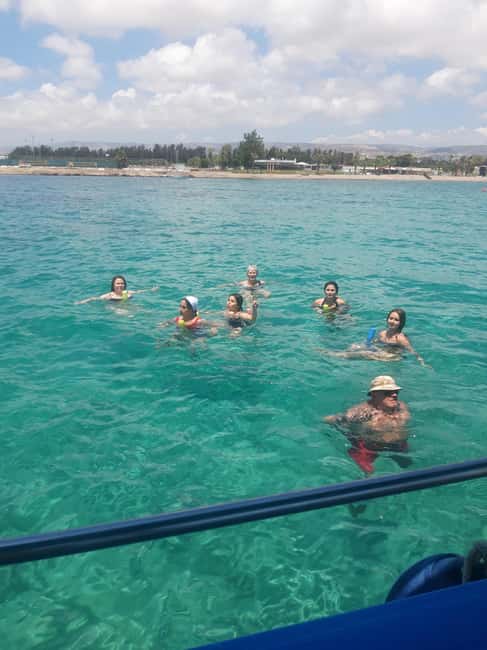 Paphos: The Yellow Glass-Bottom Boat Cruise Swim & Snorkel - How the crew shapes the trip