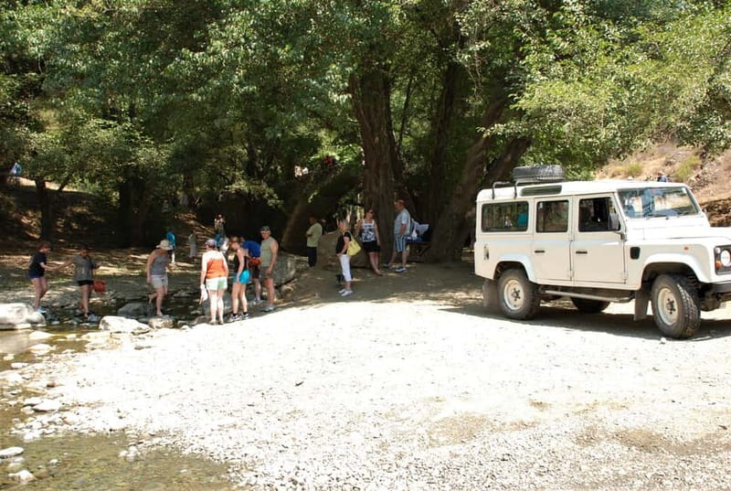 Paphos: Troodos-Kykkos Land Rover Treasure Jeep Safari - Aphrodite’s Rock closes the long loop