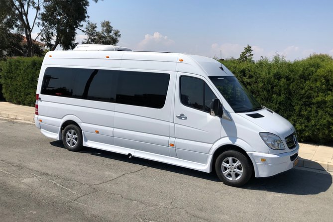 Private Transfer from Larnaca Airport to Limassol up to 7(pax) in 7 seater Taxi - From Larnaca Airport arrival hall to your Limassol address