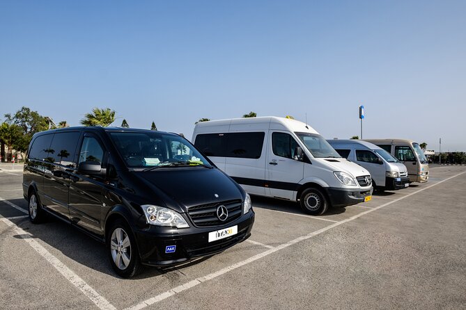 Private Transfer: Larnaca Airport to Ayia Napa with return 1-14 pax - The driver’s role and level of service