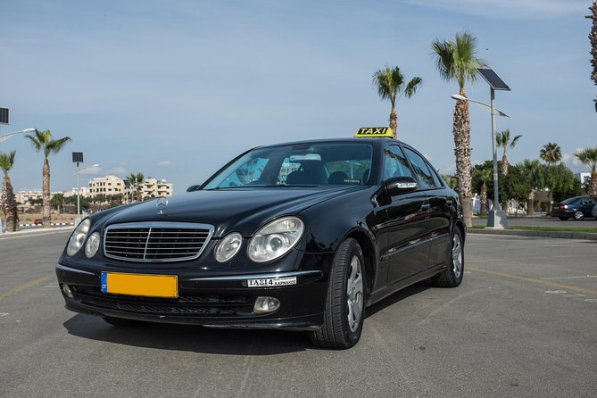 Private Transfer: Larnaca Airport to Ayia Napa with return 1-14 pax - The 45-minute ride to Ayia Napa
