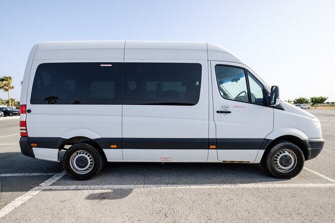 Private Transfer: Larnaca Airport to Limassol City 1-14 pax - A private vehicle for one to 14 people