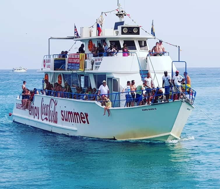 Protaras: Famagusta, Blue Lagoon and Turtle Cove Boat Trip - Setting out from Protaras Pier
