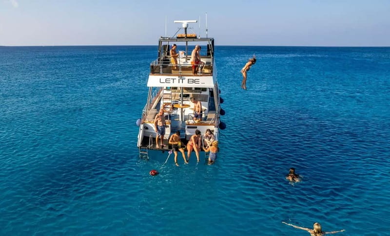 Protaras: Luxury Blue Lagoon Cruise / 3H, 2 Swim Stops - Thirty Minutes in the Blue Lagoon