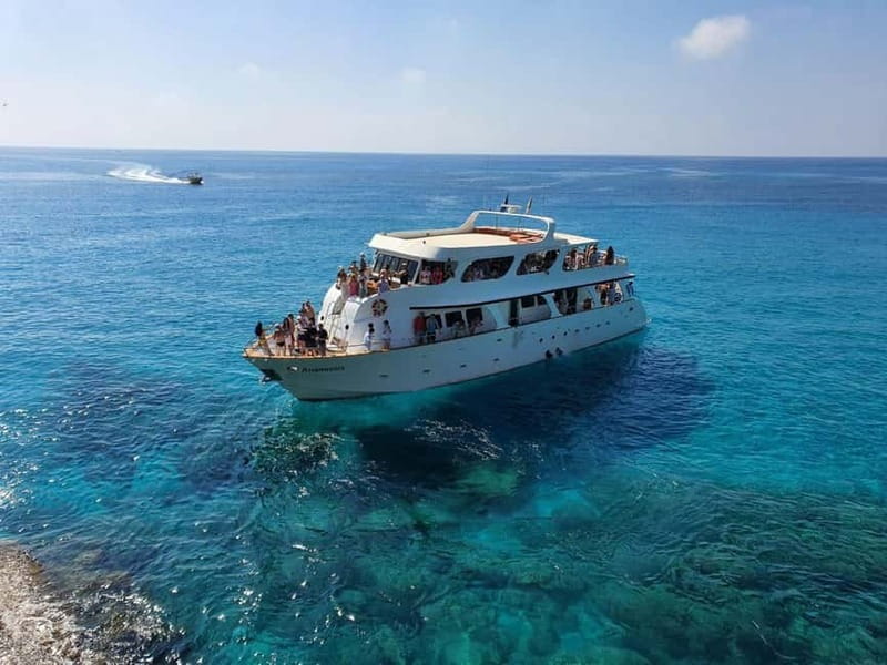 Protaras: Luxury Yacht Cruise with slide, BBQ Lunch & Drink - Sailing toward Famagusta and Varosha
