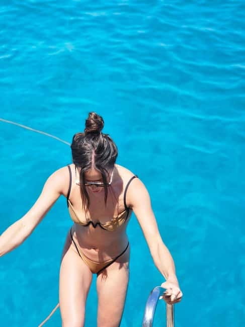 Protaras: Medusa Chill-Out Cruise to Blue Lagoon & Sea Caves - Church Cave, Lovers Bridge and Cape Greco