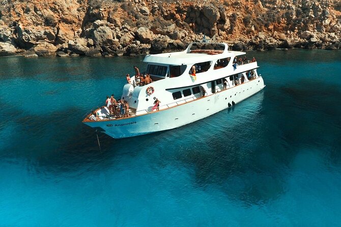 Protaras: St Georgios Presidential Cruise BBQ & 1 drink. 16+ - Seeing the occupied-zone border and Famagusta