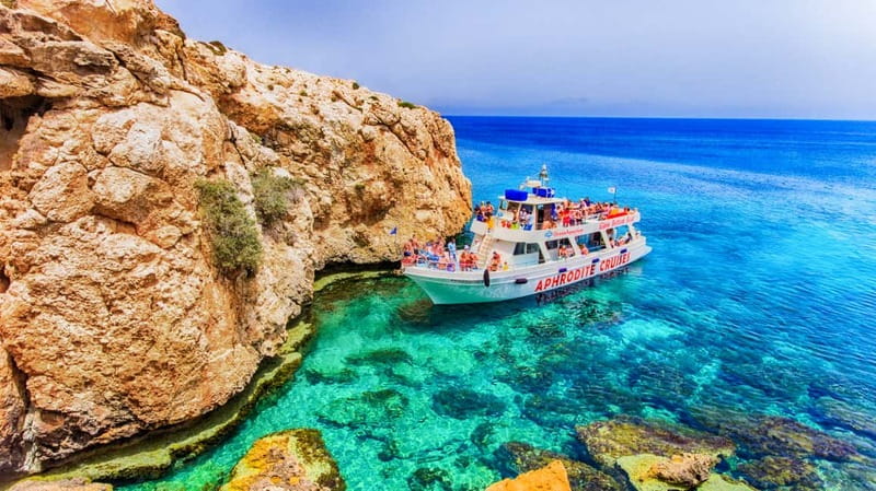 Protaras: Turtle Cove & Blue Lagoon Cruise - Fig Tree Bay and Konnos Bay from the sea