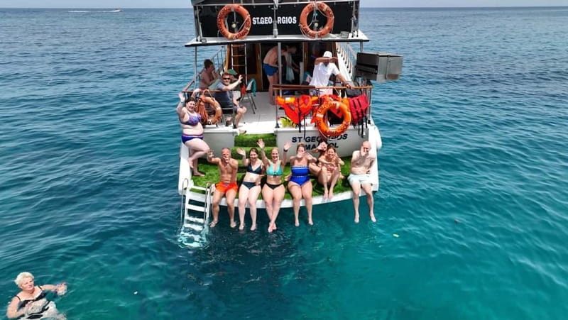 Protaras: Waterworld Turtle Cove Cruise with Swim Stops - What the refurbished St Georgios provides