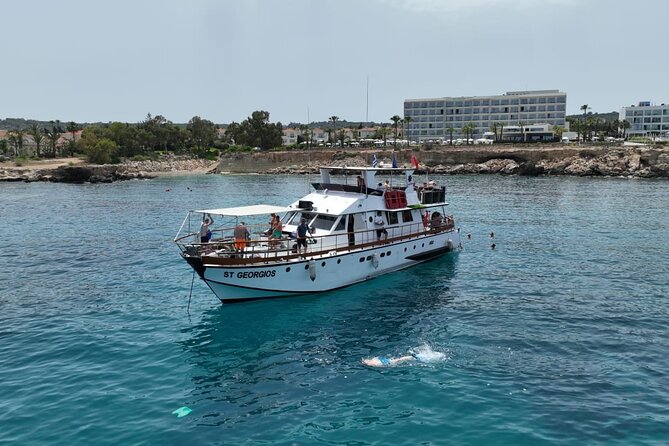 Protaras: Waterworld Value Cruise. 3 Swim Stops & slide! - Key points at a glance
