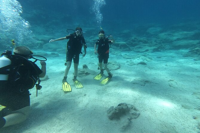 Scuba Diving Cyprus Experience Protaras and Ayia Napa & Turtles - Following the seabed to 5 meters