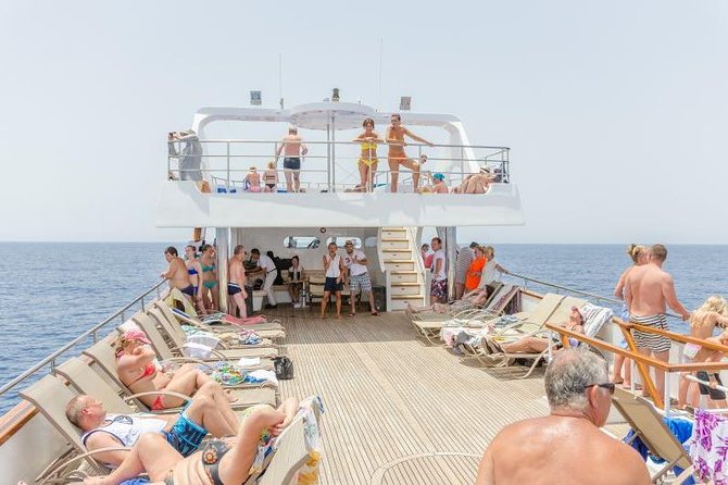 Sea Star Coral Express Cruise from Paphos - A west-coast view of sea caves and St. George’s Island