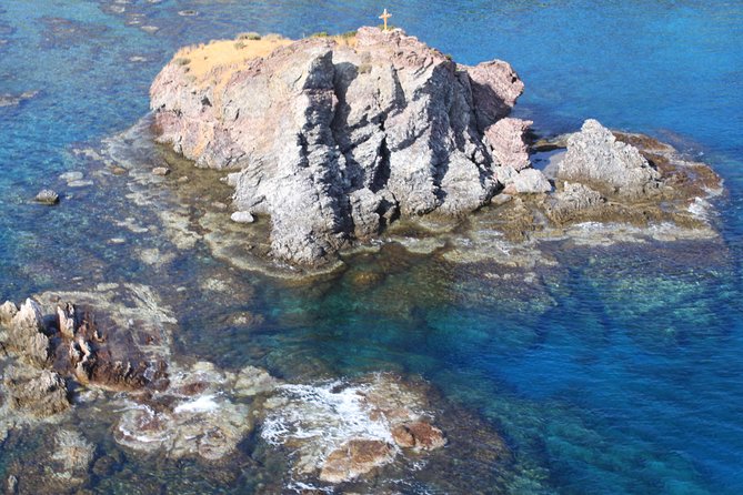 Self-drive Amathunta Private Speedboat to Blue Lagoon, Caves etc - St George’s Island and the first coastal views