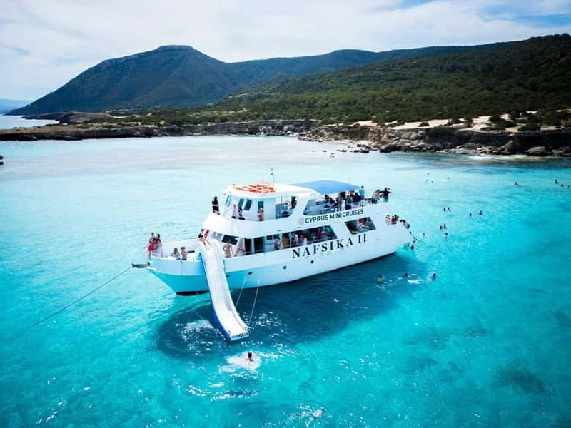 Transfers: Paphos to Latchi, BBQ & Waterslide Cruise - Why the Blue Lagoon is the main event