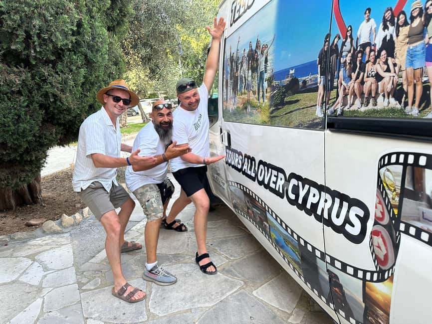 Troodos Mountains -Free Wine Tasting- Max 7p Group -Full A/C - Key points