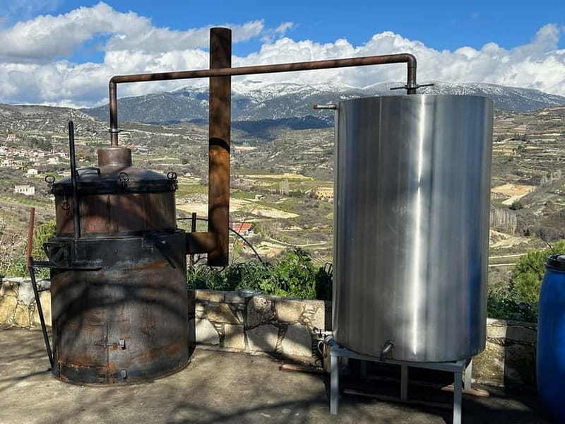 Troodos Mountains : private tour including a wine tasting - Omodos at 800 meters