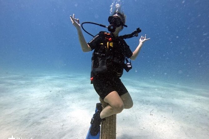 Try a Scuba Diving Experience - Practising in the small bay near Sirens
