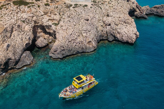 Yellow Boat Cruises: Adults Only Lazy Day Cruise with BBQ - Kapparis Beach for the first swim