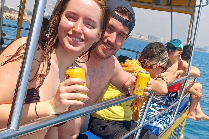 Yellow Semi Submarine Mini Cruise with a Swim Stop - The air-conditioned underwater cabin