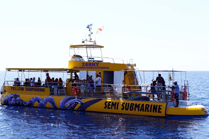 Yellow Semi Submarine Mini Cruise with a Swim Stop - What you should bring for the boat